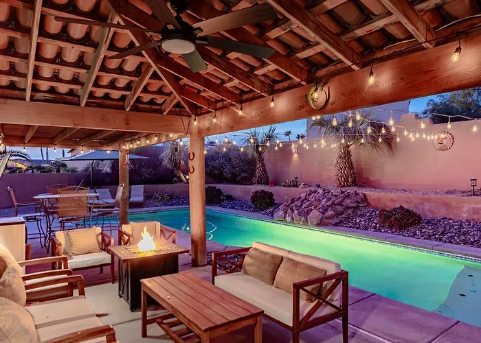 Havasu Aloha Pool Firepit Designed For Comfort